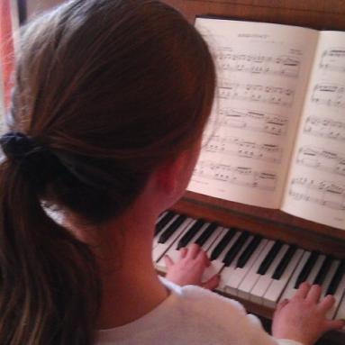 Un cours de piano